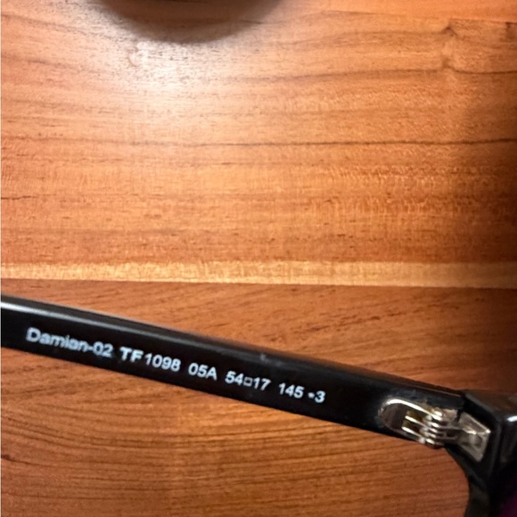 TOM FORD DAMIAN-02 TF 1098 Black Pilot Sunglasses GUC - Picture 11 of 12